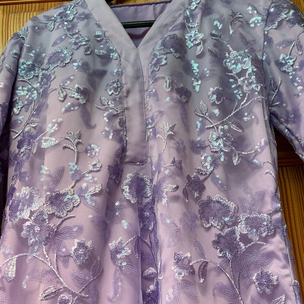 Lavender Salwar Kameez